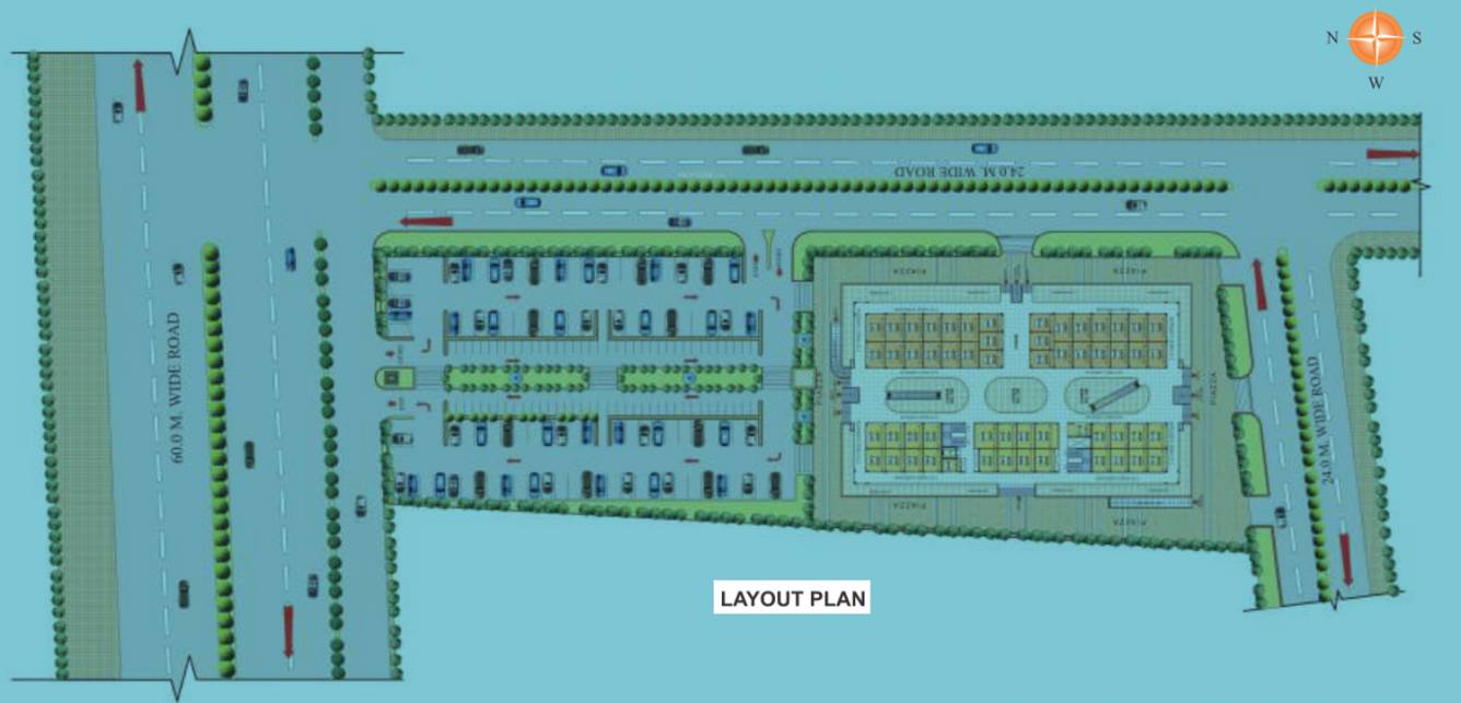 city plaza Layout Plan