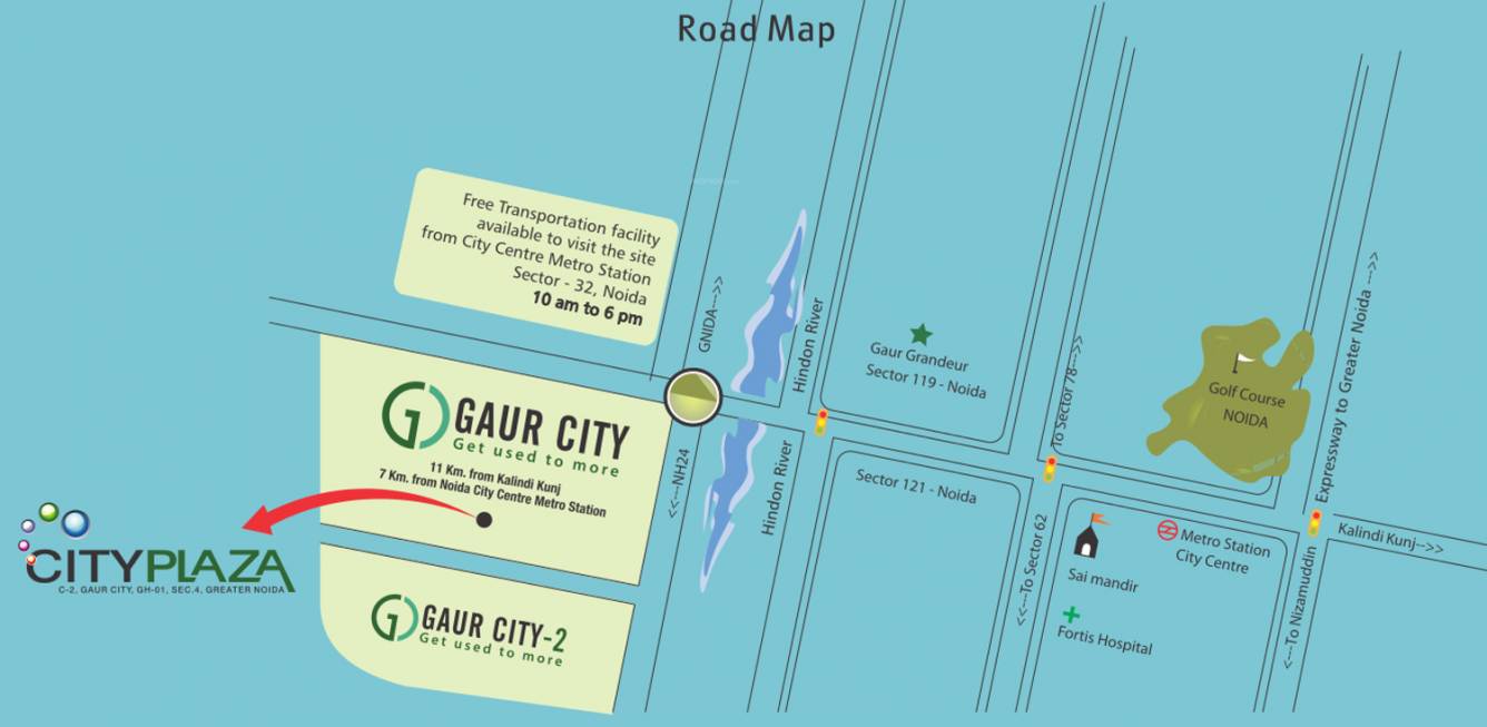 city plaza Layout Plan