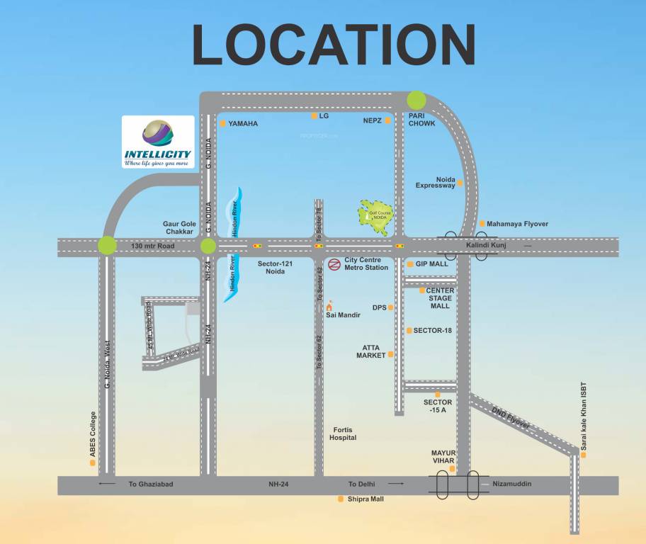 intellicity Location Plan