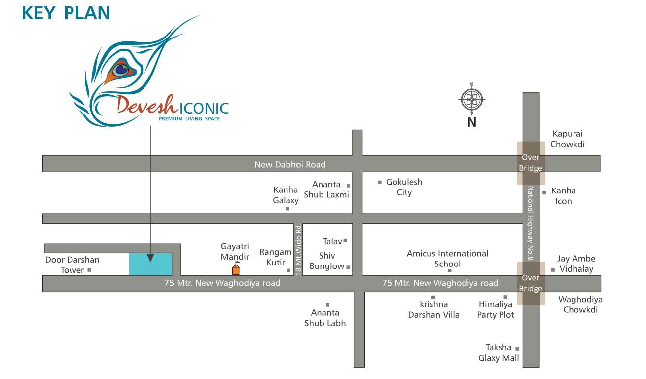  iconic Images for Location Plan of Devesh Iconic