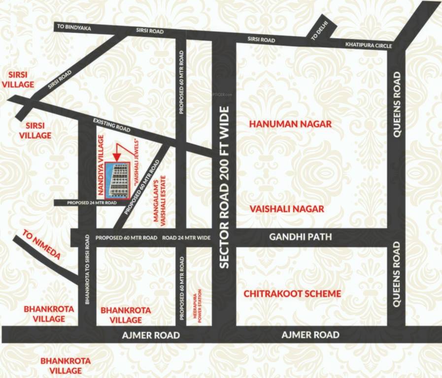 Images for Location Plan of The Crown Vaishali Jewels