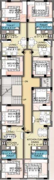 Images for Cluster Plan of Core Vishnu Tower