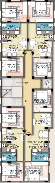 Images for Cluster Plan of Core Vishnu Tower