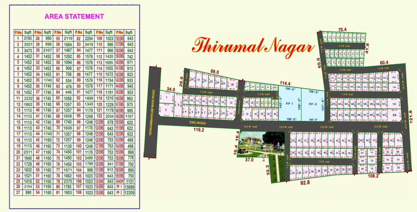 Images for Layout Plan of Right Choice S P Thirumal Nagar