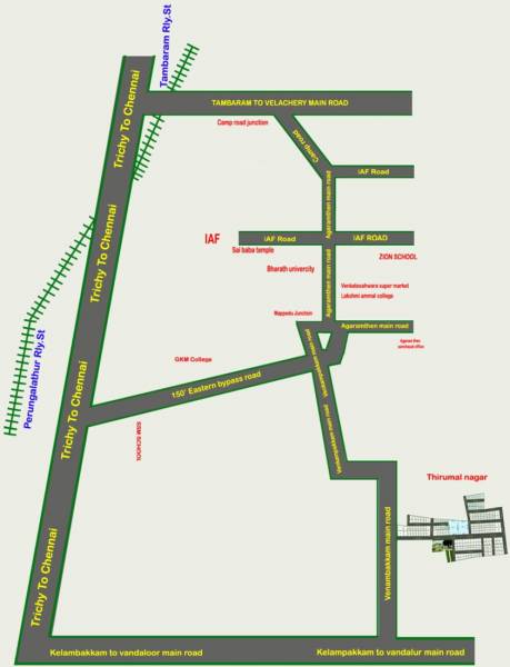 Images for Location Plan of Right Choice S P Thirumal Nagar