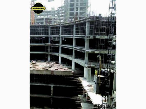 Construction Status June-21 constructionStatus of PKS Town Central Phase III