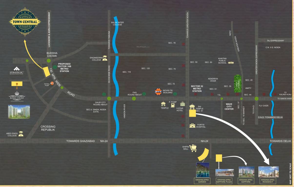  town central phase iii Location Plan