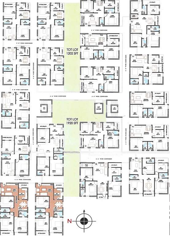 Images for Cluster Plan of KRR Lakshmi Vishnu Nivas