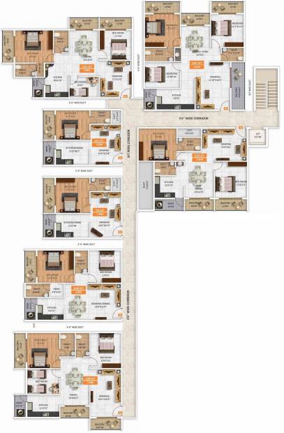 Images for Cluster Plan of Ruchira Aarna Homes