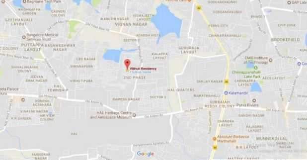  vibhuthi residency Location Plan