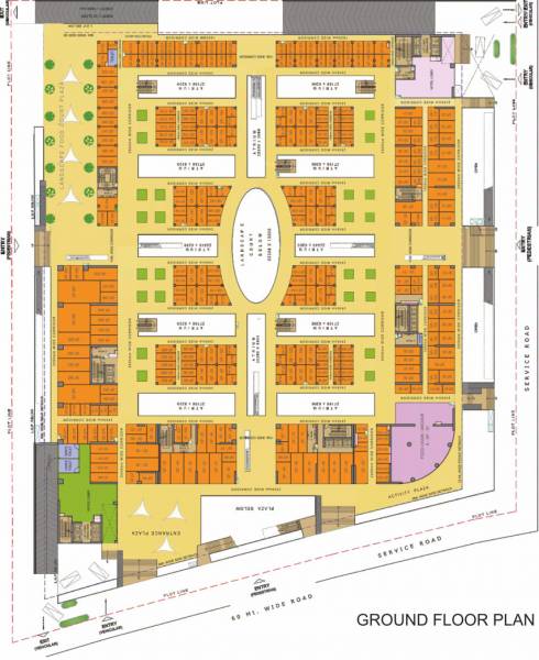 Images for Cluster Plan of Gaursons Gaur City Mall Images for Cluster Plan of Gaursons Gaur City Mall