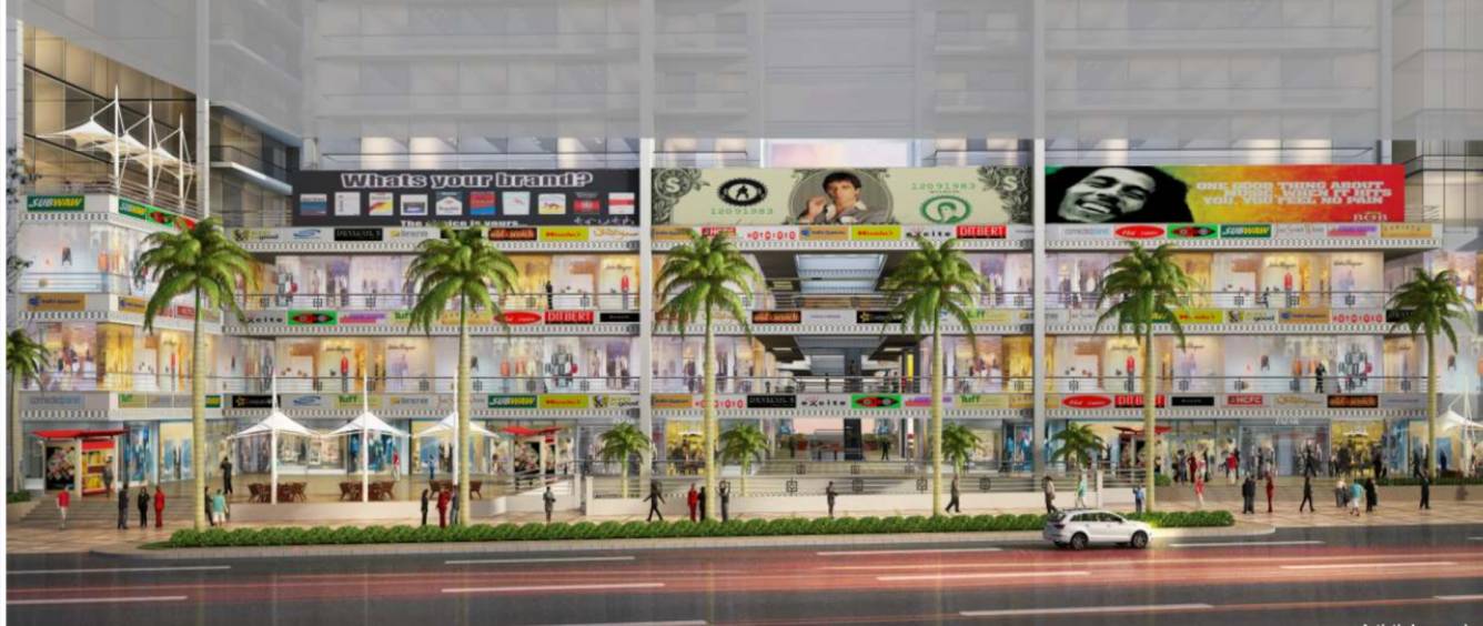  gaur city mall Elevation
