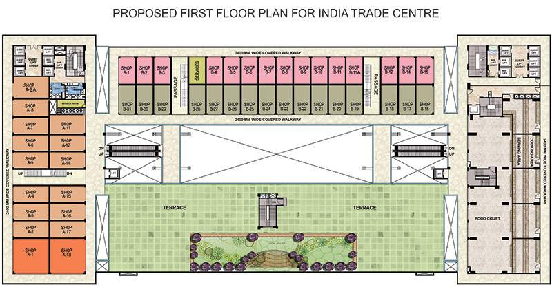 Images for Cluster Plan of Omaxe India Trade Center