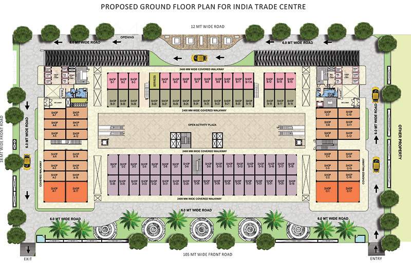 Images for Cluster Plan of Omaxe India Trade Center