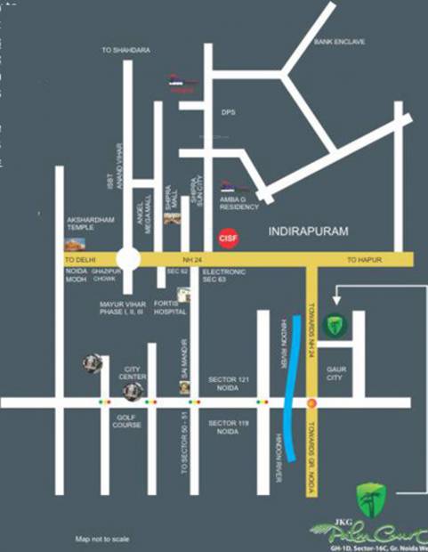 Images for Location Plan of JKG Palm Court Phase I