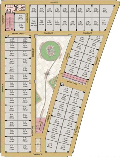 Images for Cluster Plan of Gaursons Gyc Galleria