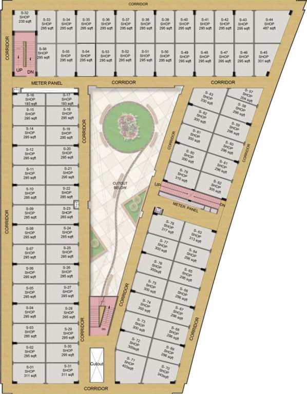 Images for Cluster Plan of Gaursons Gyc Galleria