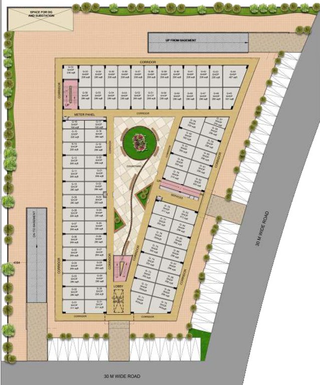 Images for Cluster Plan of Gaursons Gyc Galleria