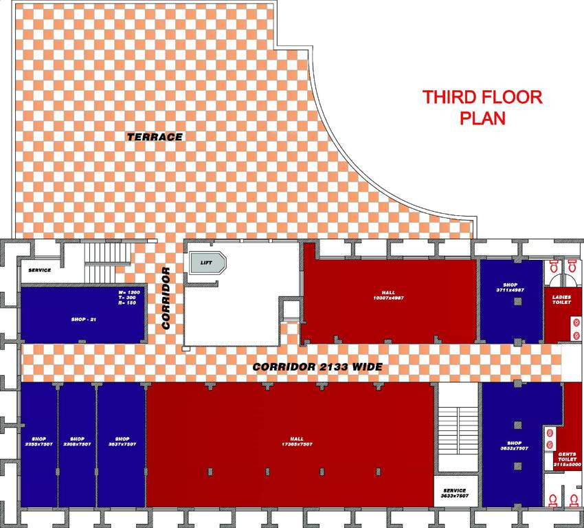 Images for Cluster Plan of Harsha Mall