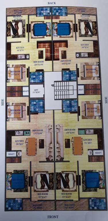 Images for Cluster Plan of Shree Radhe Krishana SRK Affordables And Luxury Homes