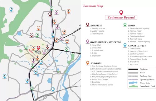 Location Plan realty-ten-x-habitat-tower-c Location Plan