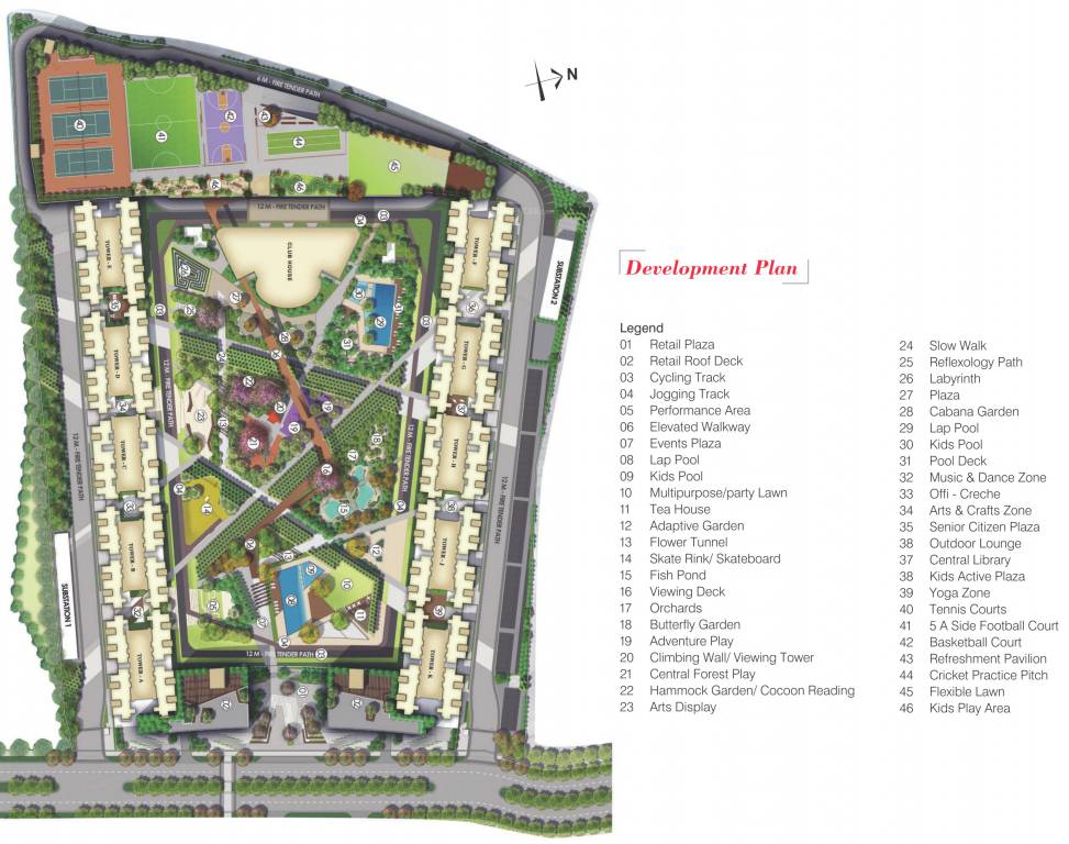 realty ten x habitat tower c Master Plan