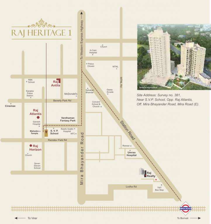  heritage Location Plan