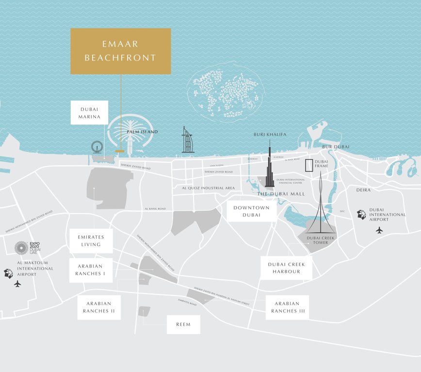Images for Location Plan of Emaar Grand Bleu Tower