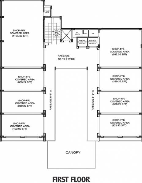  dreamville-arcade Typical First Floor Plan