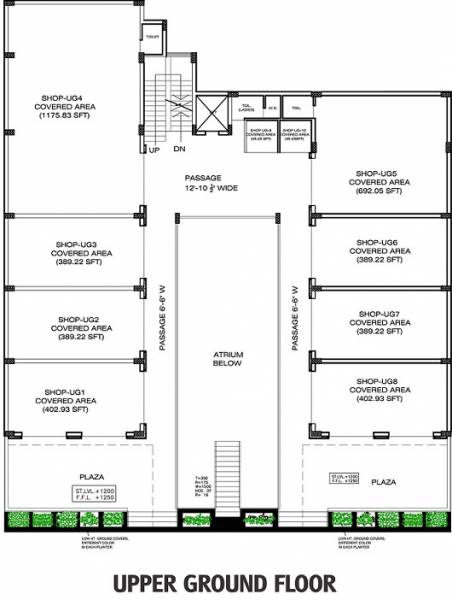  dreamville-arcade Typical Upper Ground Floor Plan