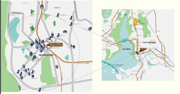 seawoods residences phase i Location Plan