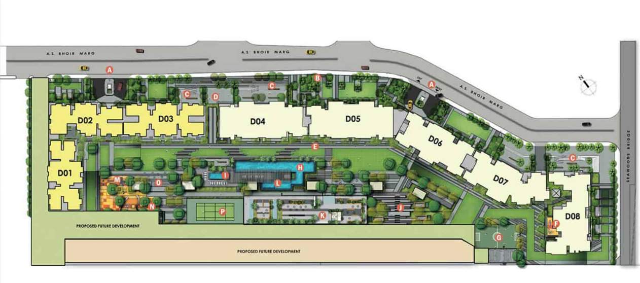  seawoods residences phase i Master Plan