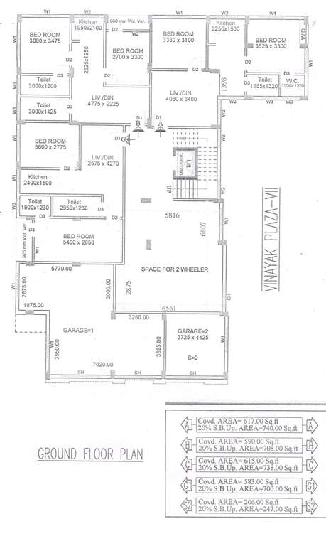 Images for Cluster Plan of Sree Vinayak Plaza