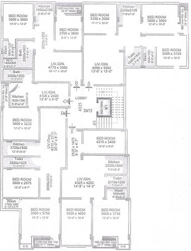Images for Cluster Plan of Sree Vinayak Plaza