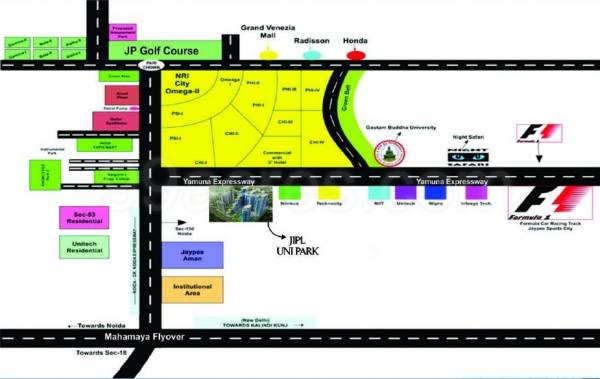 Images for Location Plan of Jaydev Unipark Images for Location Plan of Jaydev Unipark