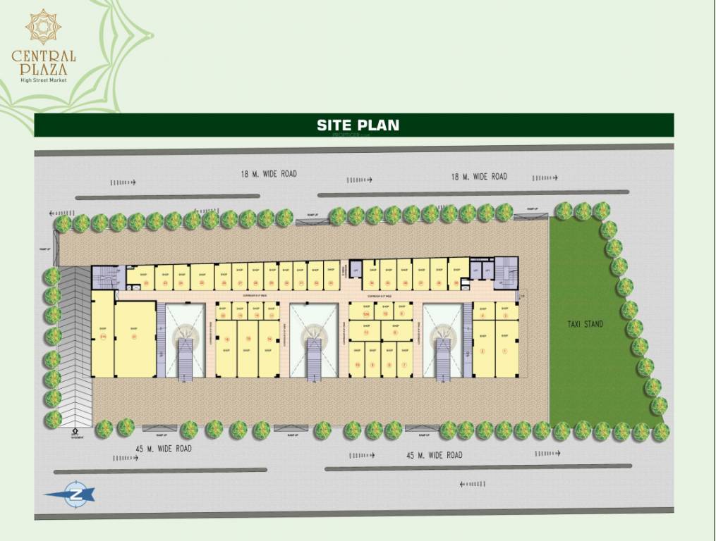  central plaza Tower A Cluster Plan