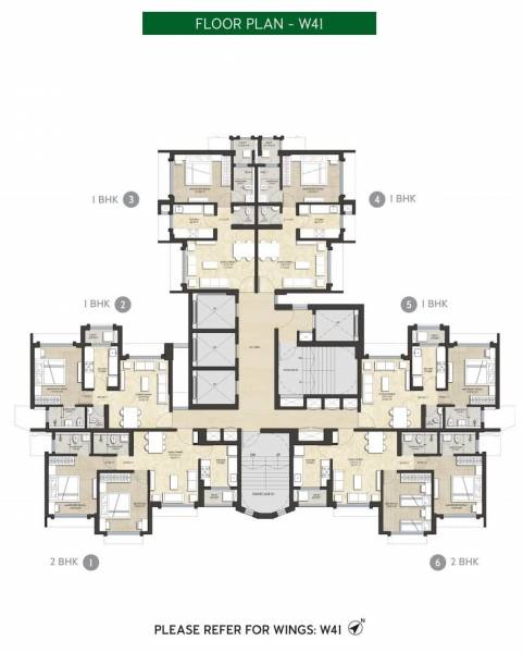  amara-wing-40-and-41 Lodha Amara Wing 40 & Wing 41 Cluster Plan