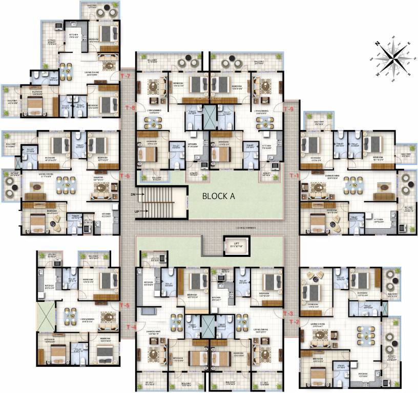  trident Tower C Cluster Plan
