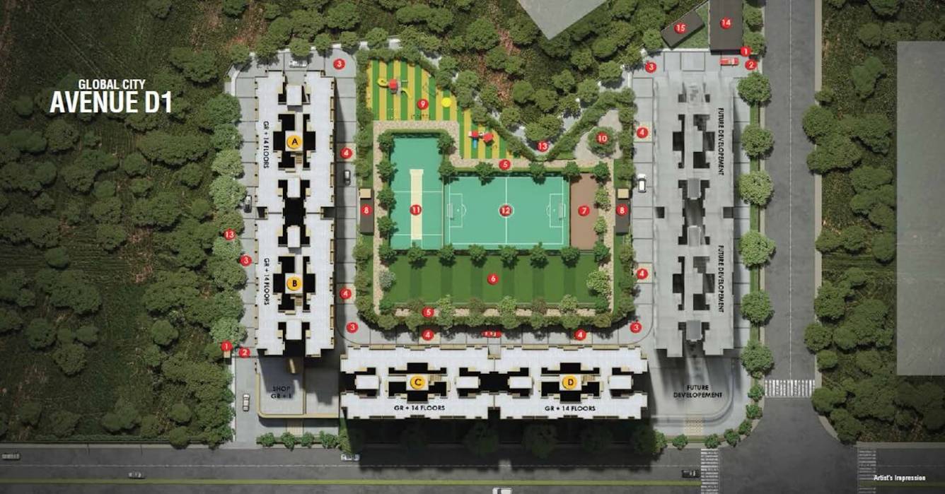  virar avenue l1 l2 and l4 wing g Master Plan