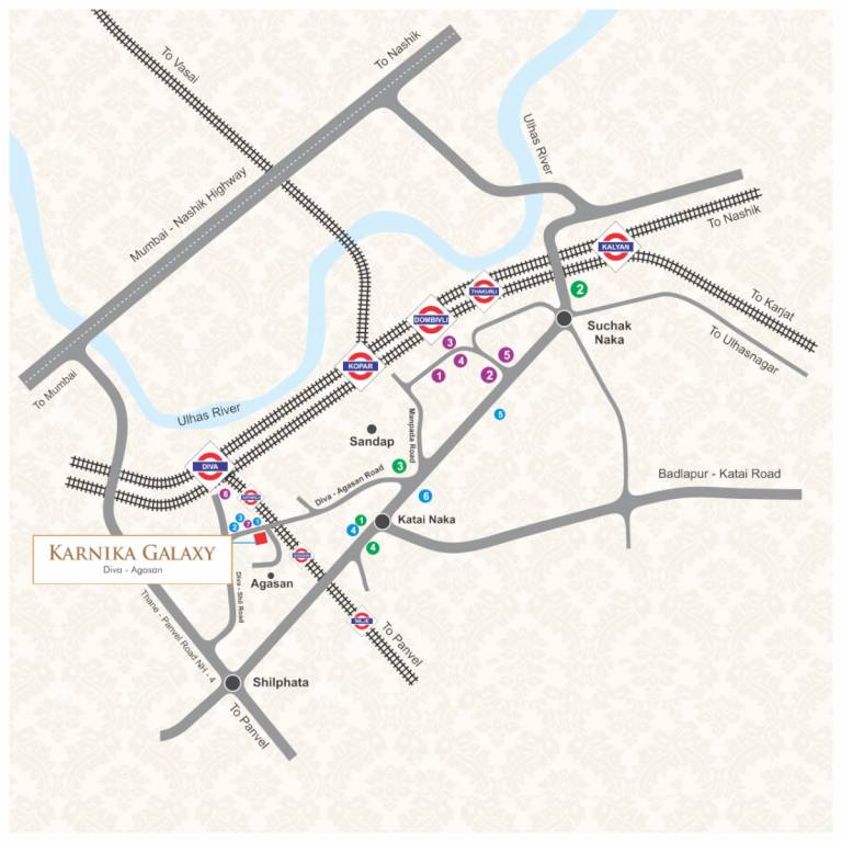  karnika galaxy Location Plan
