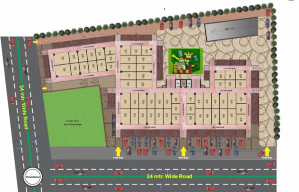 Images for Cluster Plan of Vihaan Shopping Plaza