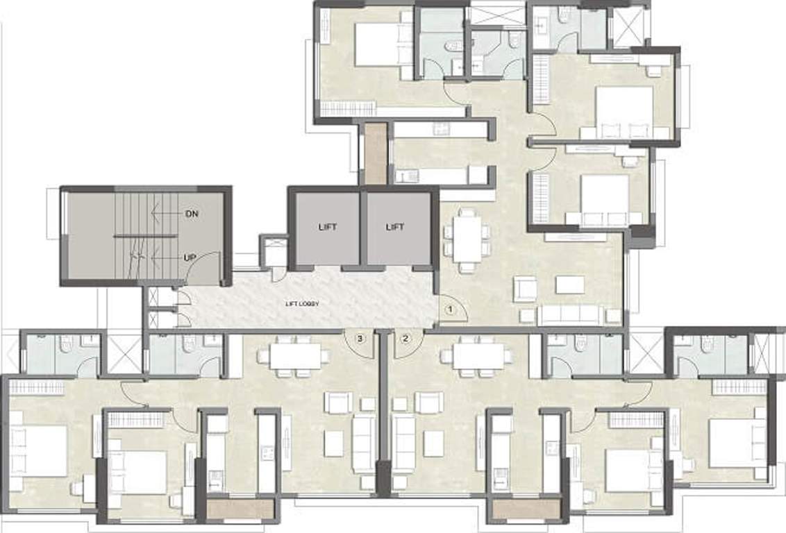 Images for Cluster Plan of Kalpataru Bliss