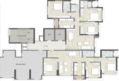 Images for Cluster Plan of Kalpataru Bliss