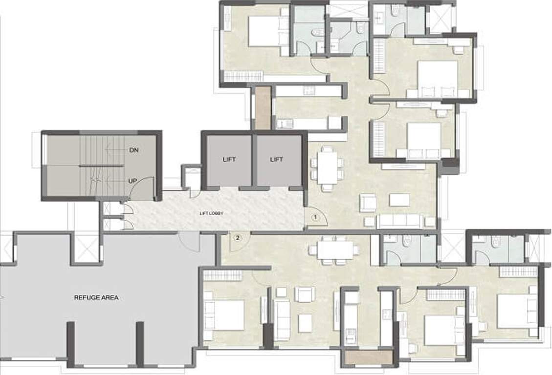 Images for Cluster Plan of Kalpataru Bliss