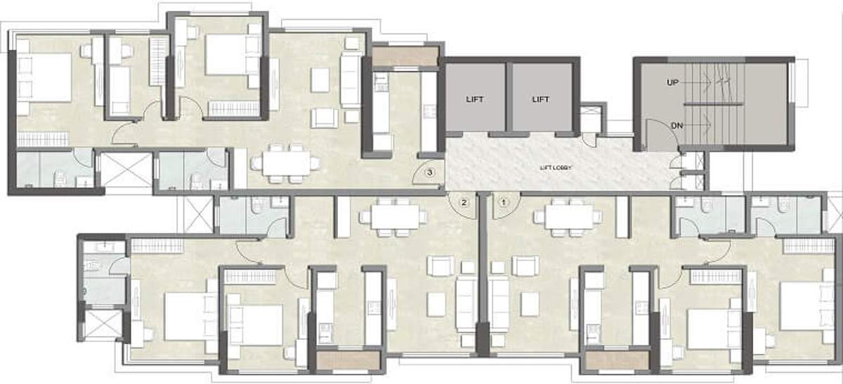 Images for Cluster Plan of Kalpataru Bliss