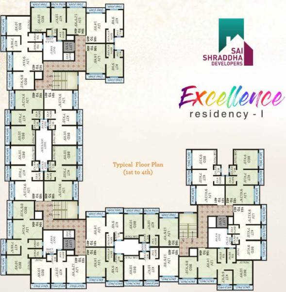  excellence-residency-1 Typical Cluster Plan