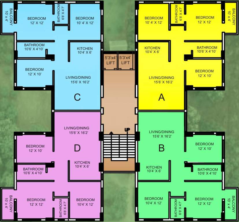Images for Cluster Plan of Tapoban Housing