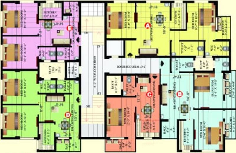 Images for Cluster Plan of Vishwakarma Siddhi Residency