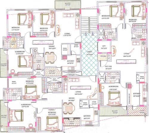 Images for Cluster Plan of Murali Mohana Vidhyapeeta Murali Mohan