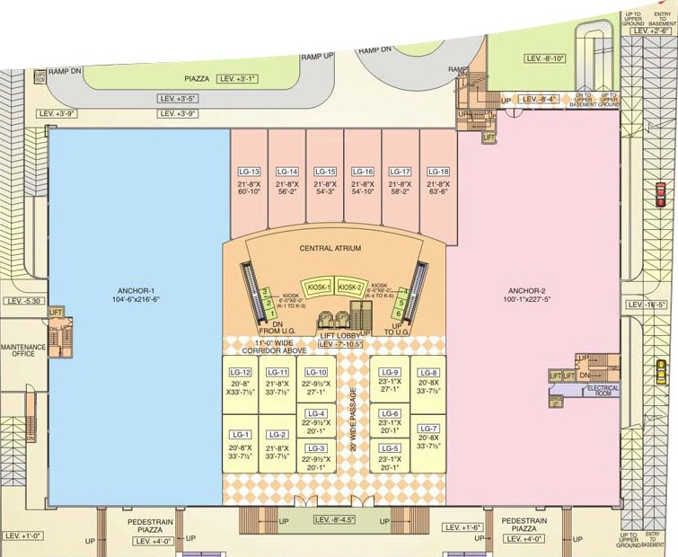 Images for Cluster Plan of Angel Mega Mall